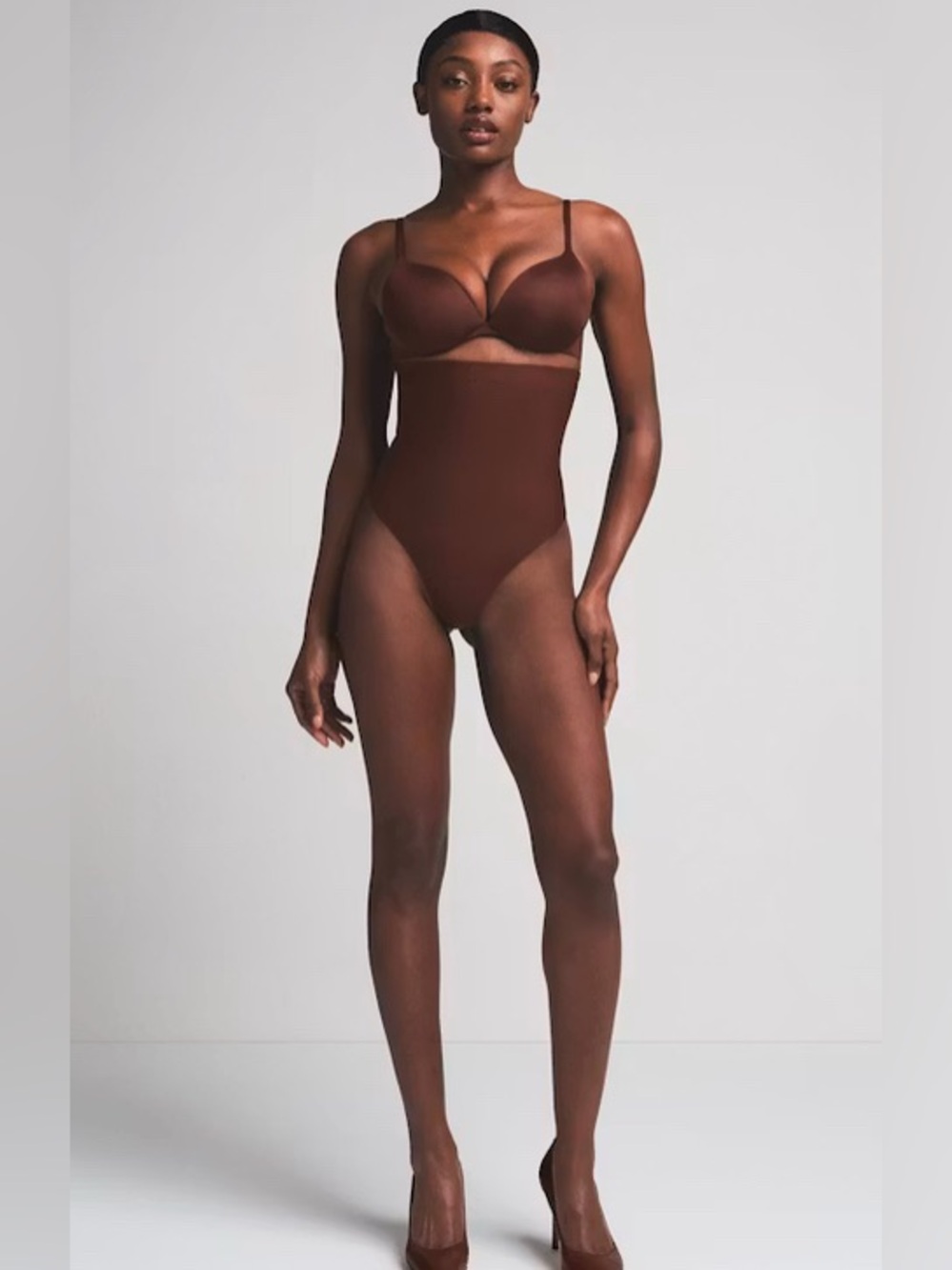 SKIMS Body Core Sculpt High Waisted Thong•COCOA•MEDIUM•
BNWT•MSRP $ 72.00